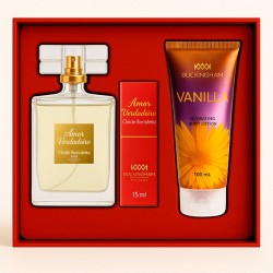 Kit Amor Verdadeiro Cleide Perfume 100ml + 15ml + Creme 100ml