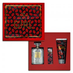 Kit Girl Feminino Perfume 100ml + 15ml + Creme 100ml