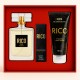 Kit Rico Masculino Perfume 100ml + 15ml + Creme 100ml