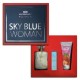 Kit Sky Blue Feminino Perfume 100ml + 15ml + Creme 100ml