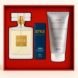 Kit Style Masculino Perfume 100ml + 15ml + Creme 100ml