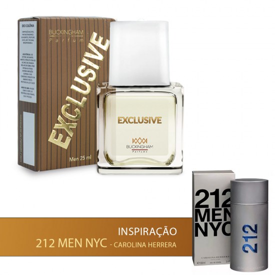 Perfume Buckingham Exclusive - Masculino 25ml - 212 MEN NYC