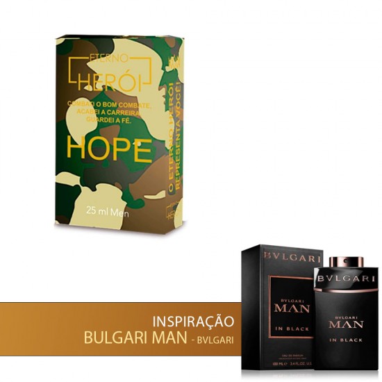 Perfume Buckingham Eterno Herói Hope - 25ml - Bulgari Man in Black