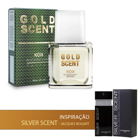 Perfume Buckingham Gold Scent - Masculino 25ml - Silver Scent